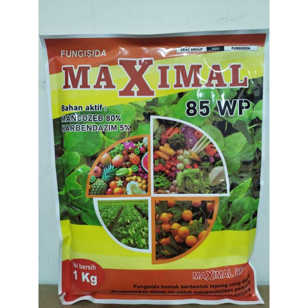 

MAXIMAL 85 WP KUNING 1Kg FUNGISIDA