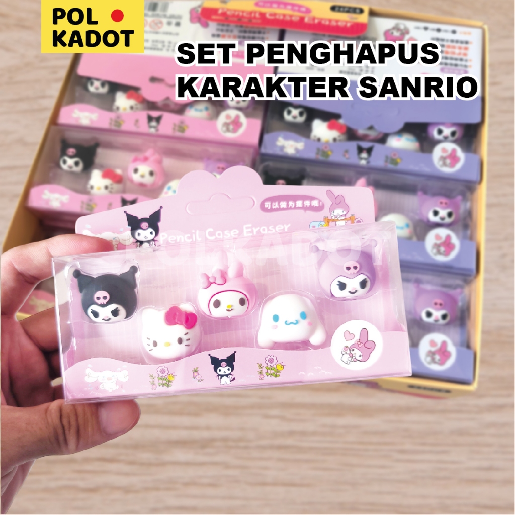 

Set Penghapus Karakter Sanrio
