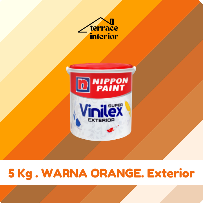 Cat Tembok Vinilex Exterior Orange 5 Kg