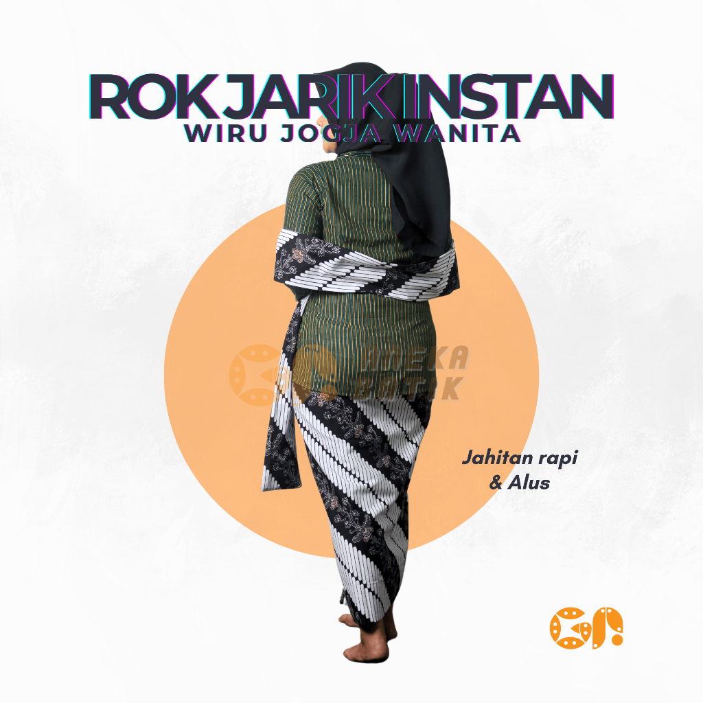 Terlaris Rok Jarik Wiru Jogja Wanita Dewasa Rok Instan Pakaian Adat Jawa Batik Motif Kembang