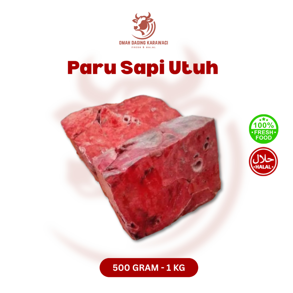 

Paru Sapi Utuh Fresh Halal 500gr 1kg Tangerang