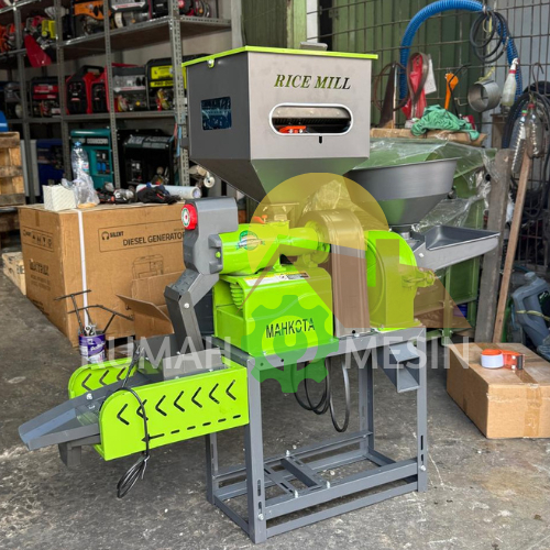 Motor Mesin Kupas Padi Mesin Giling Padi dan Penepung 2in1 Mahkota KD 820 PRO C