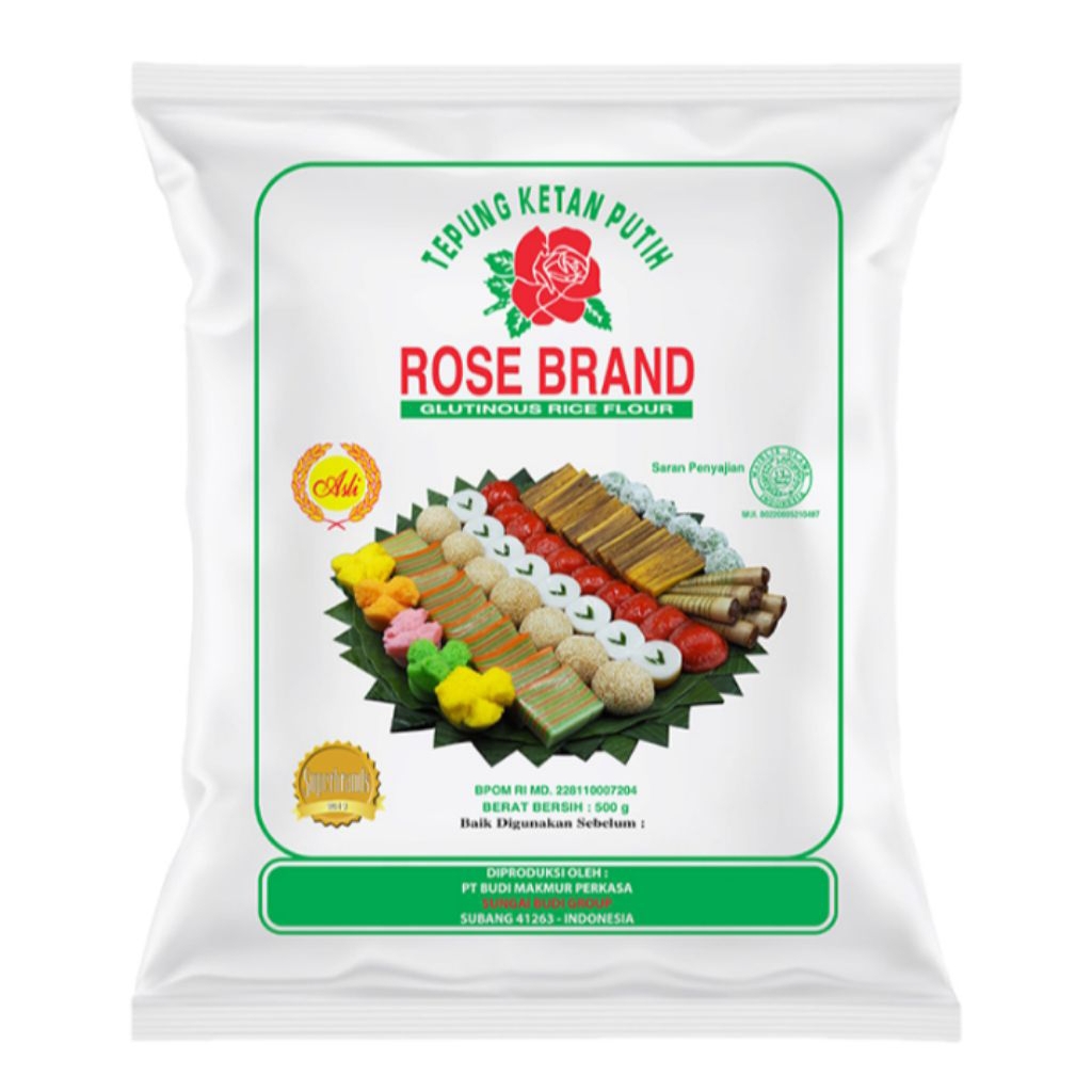 

ROSE BRAND Tepung Ketan Putih 500 g