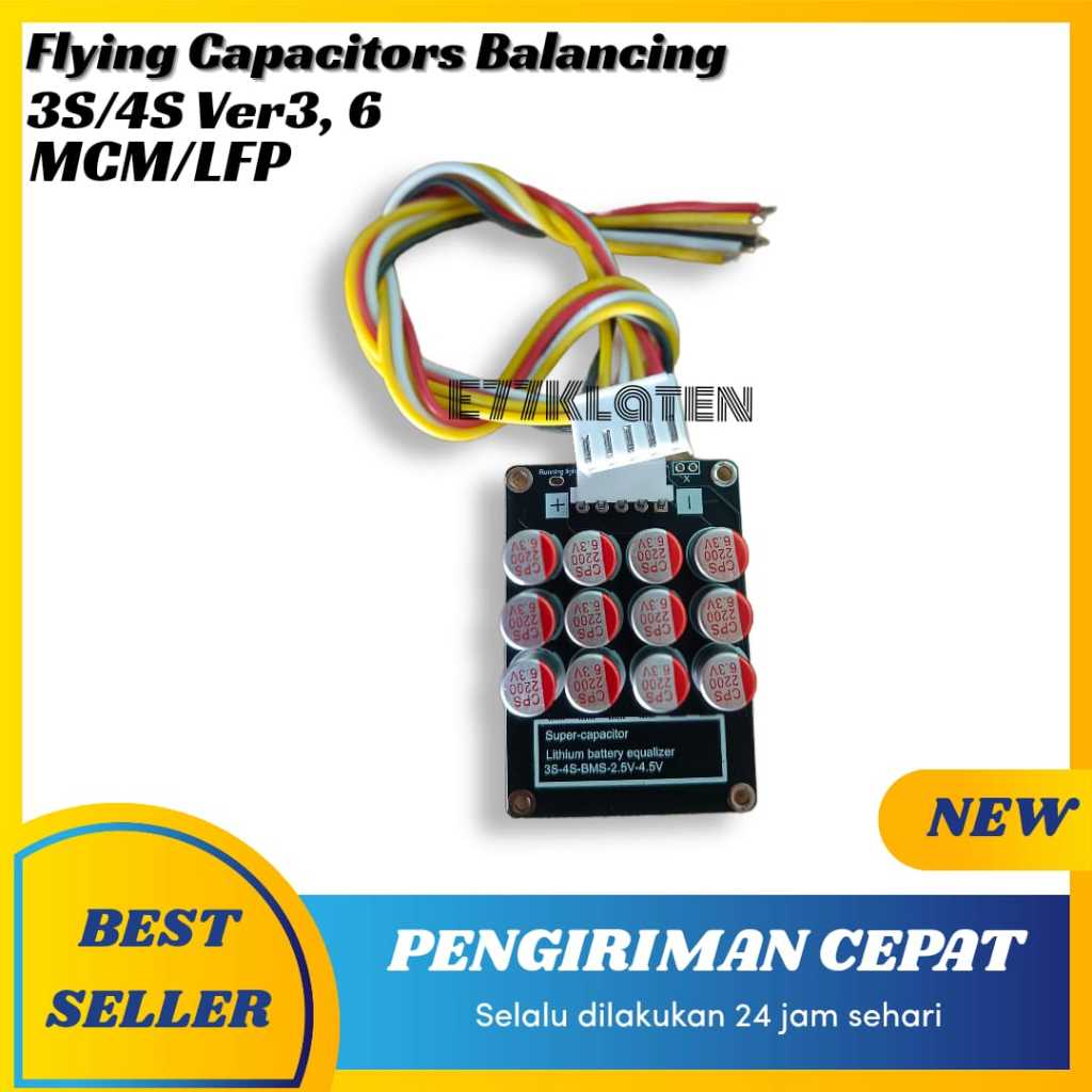 BMS Balancing Baterai 3S/4S LITHIUM LIFEPO4
