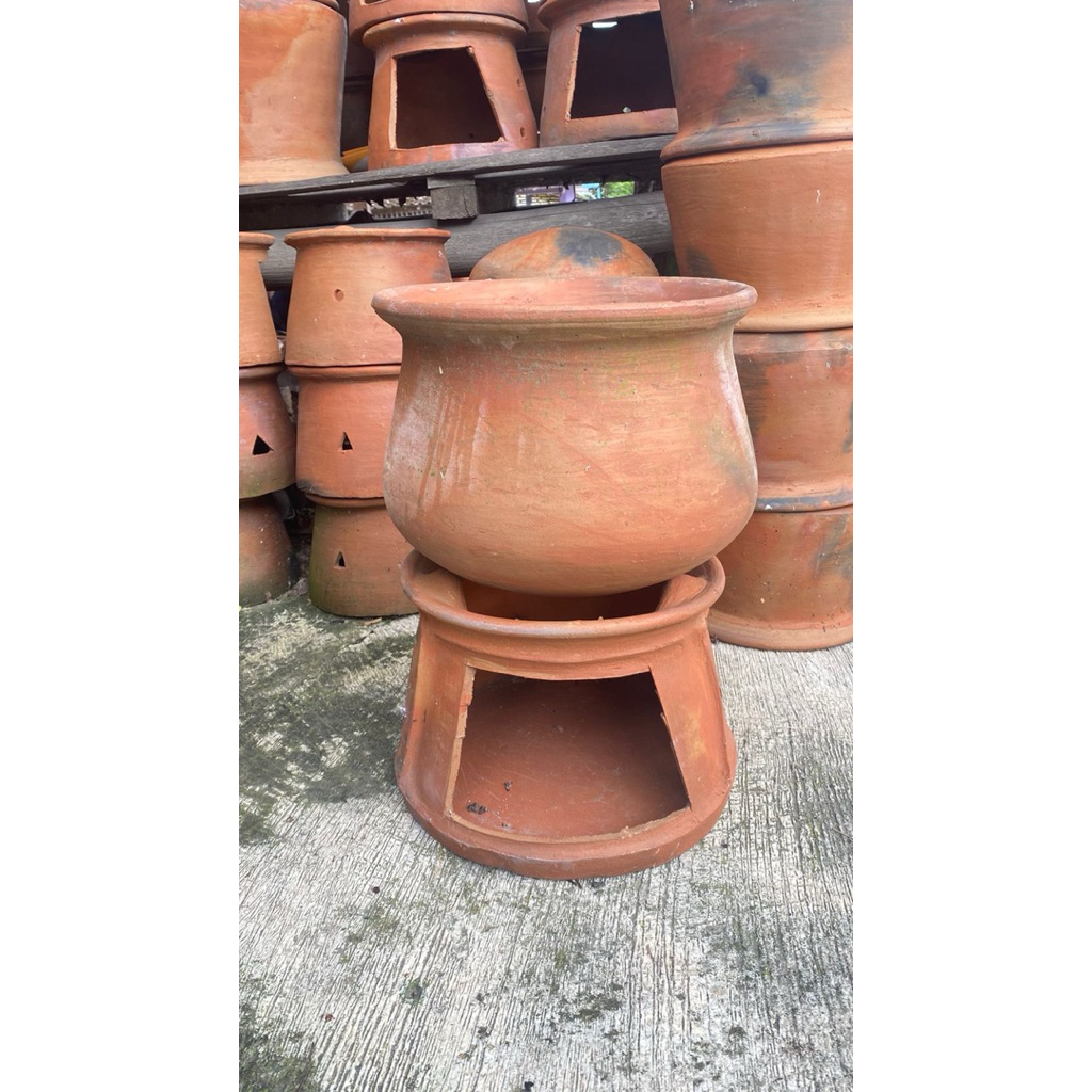 Kuali Merah Panggang | Gerabah | Tanah Liat