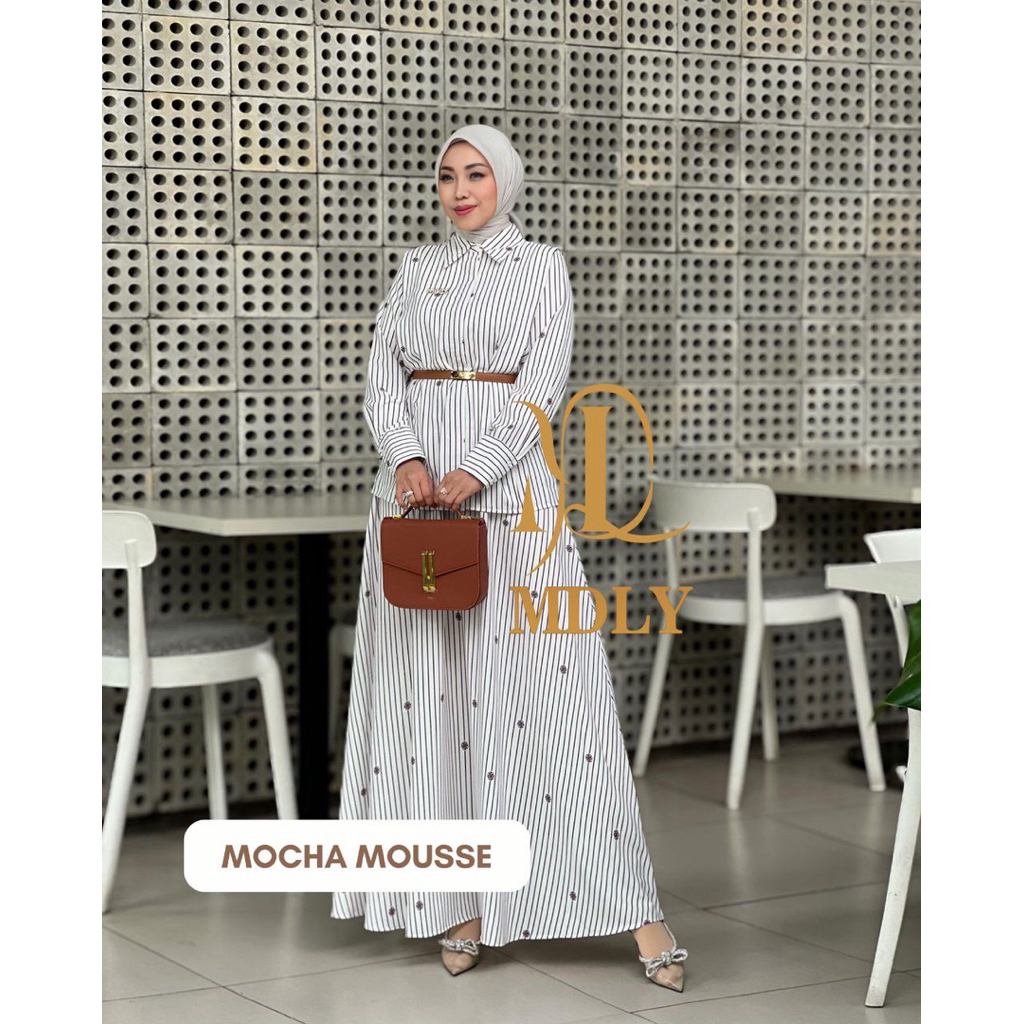 MDLY One Set Setelan Reema Signature Stripes Set by MDLY (M-057-7)