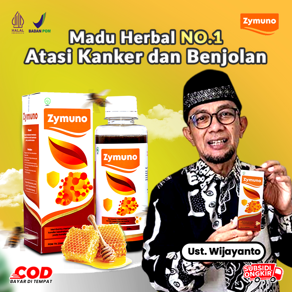 

ZYMUNO ORIGINAL Madu Herbal Imunotrapi Benjolan Penyembuh Kanker Tumor Tingkatkan Imunitas Tubuh