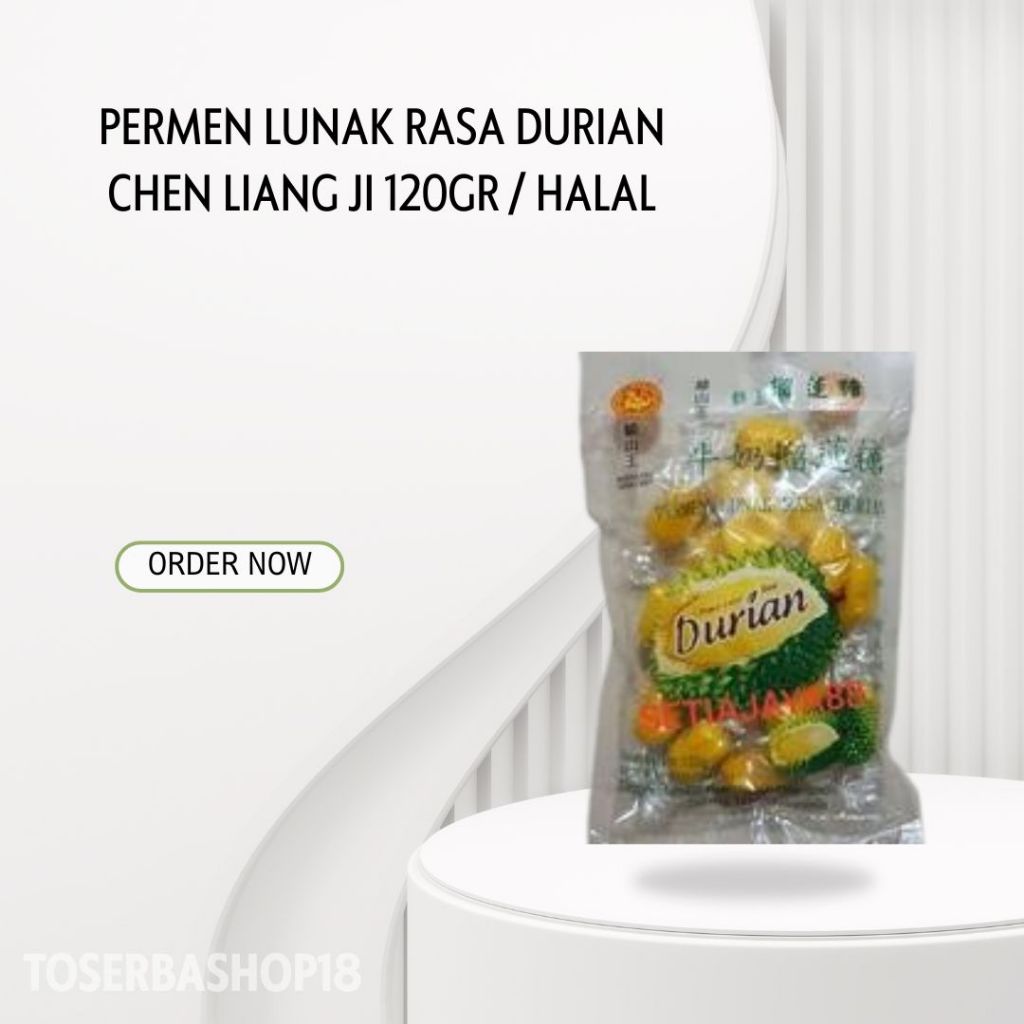 

Permen Lunak Rasa Durian Chen Liang Ji 120gr / Halal