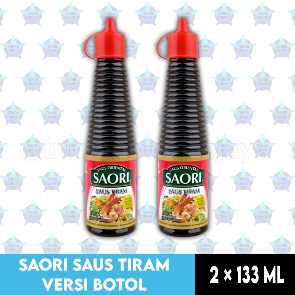 

SAORI Saus Tiram 133ml Serbaguna 2 Pcs | Saus Oriental Bumbu Masak Praktis