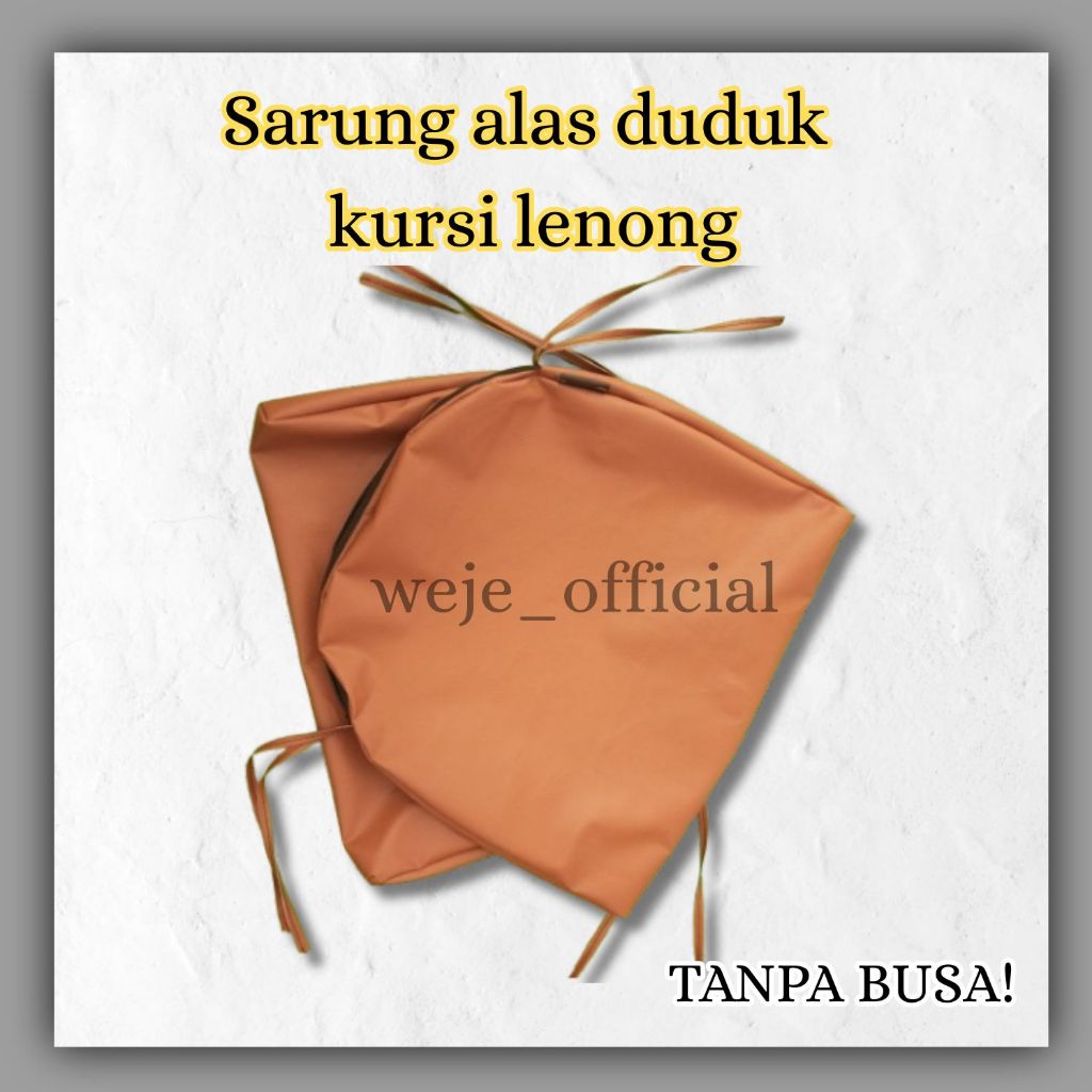 ukuran 51x49x7 cm sarung alas duduk kursi kayu / kursi lenong | sarung alas duduk tanpa busa
