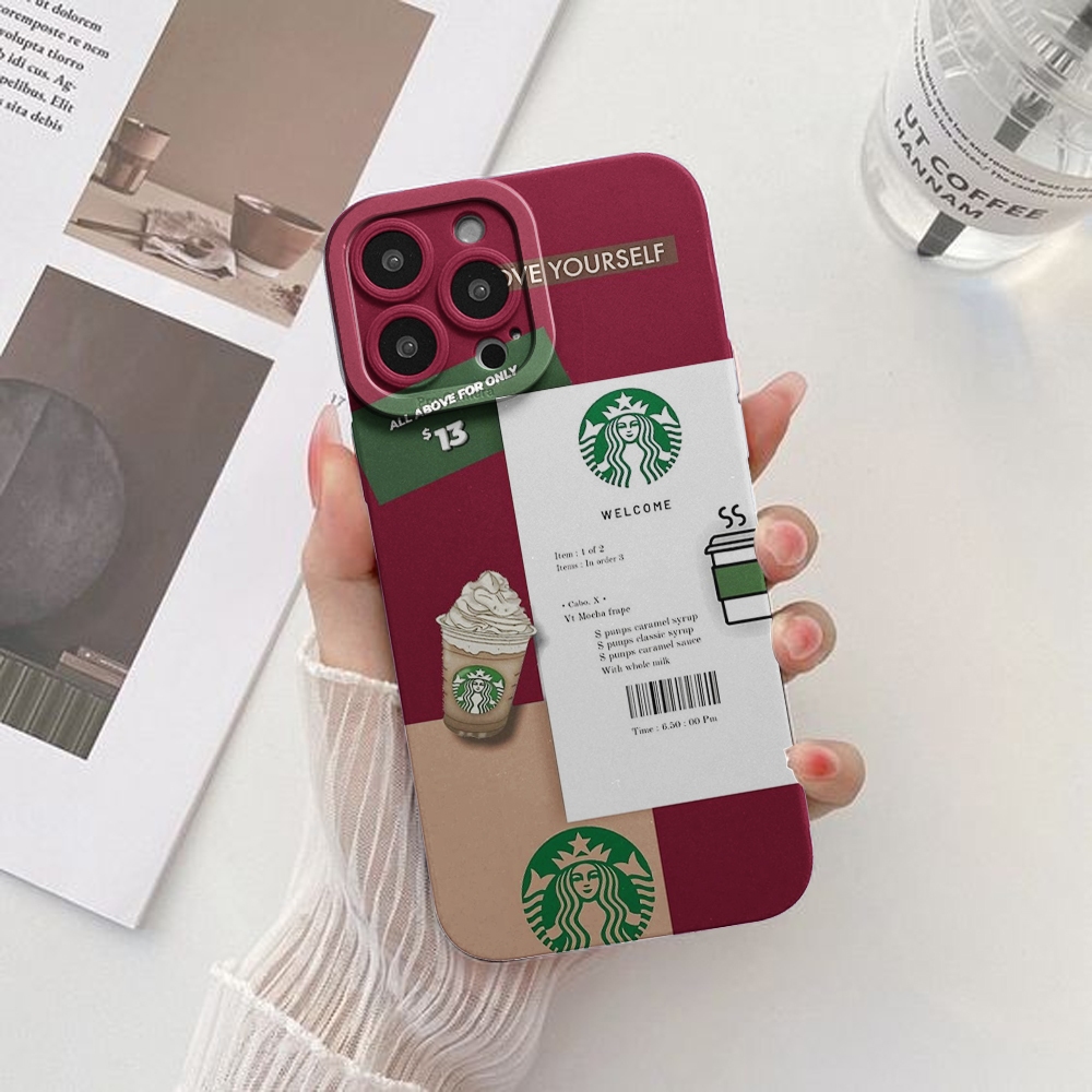 Casing Procamera Case OPPO A3X A3 PRO A98 A60 casing custom laris case keren 28 - 05 - STARBUCKS