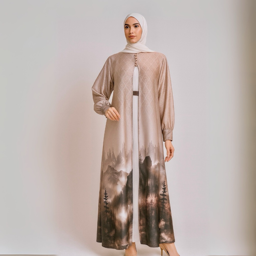 Pastelo ZASKIA SERIES Inner+Outer+Hijab By Juragan Gamis