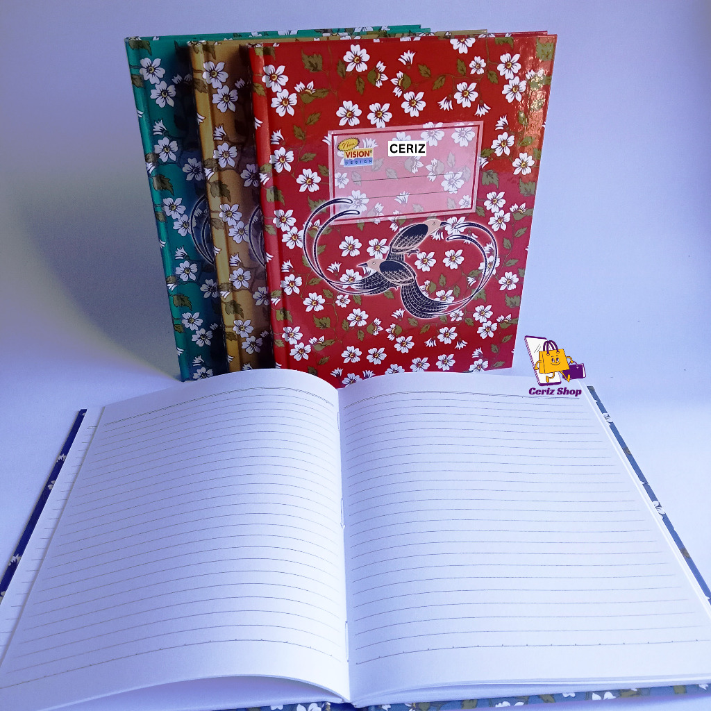 

Buku VISION Kwarto Hard Cover Isi 100 Lembar
