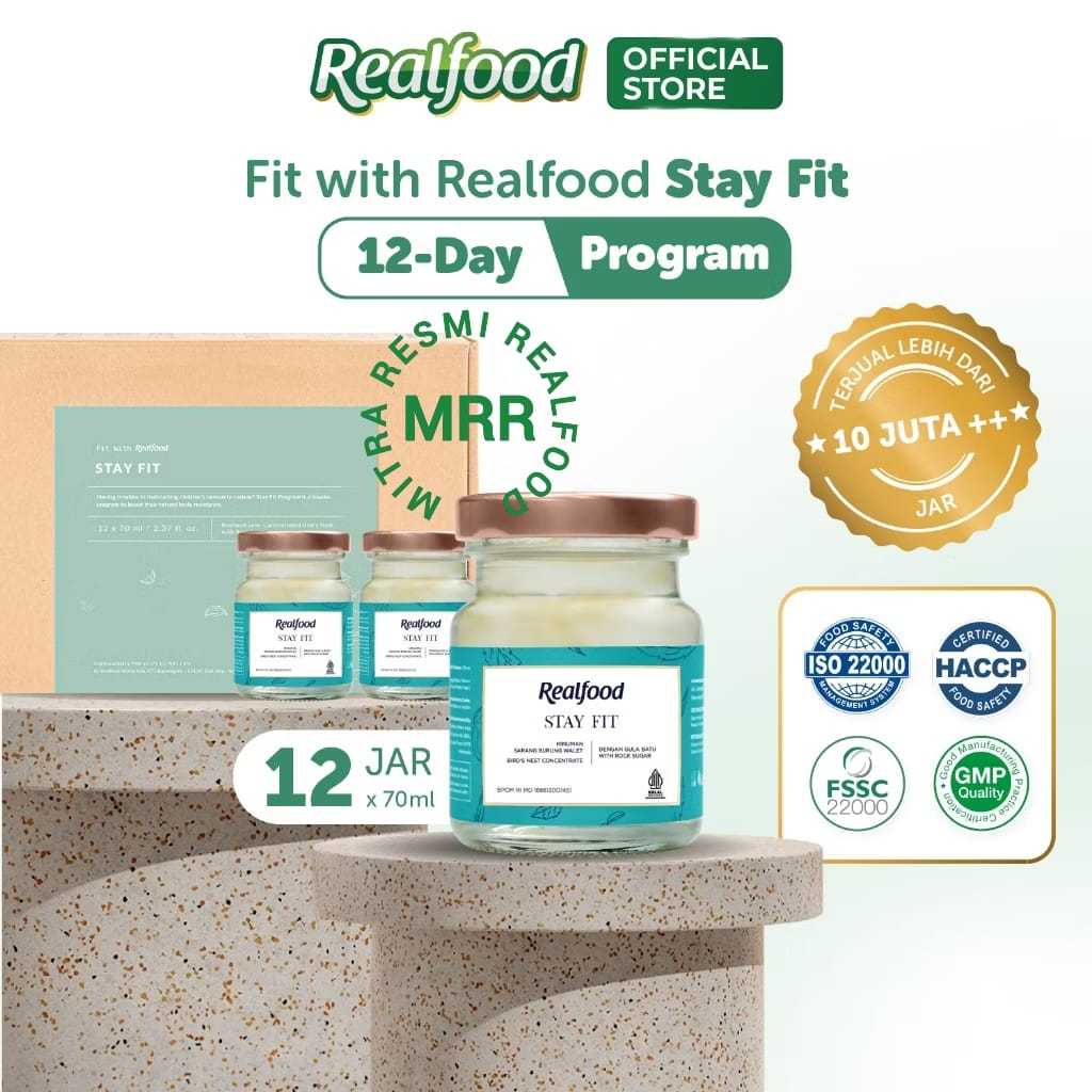 

Realfood Stay Fit 6 Botol & 12 Botol Diskon Harga ( Minuman Sarang Burung Walet ) MRR