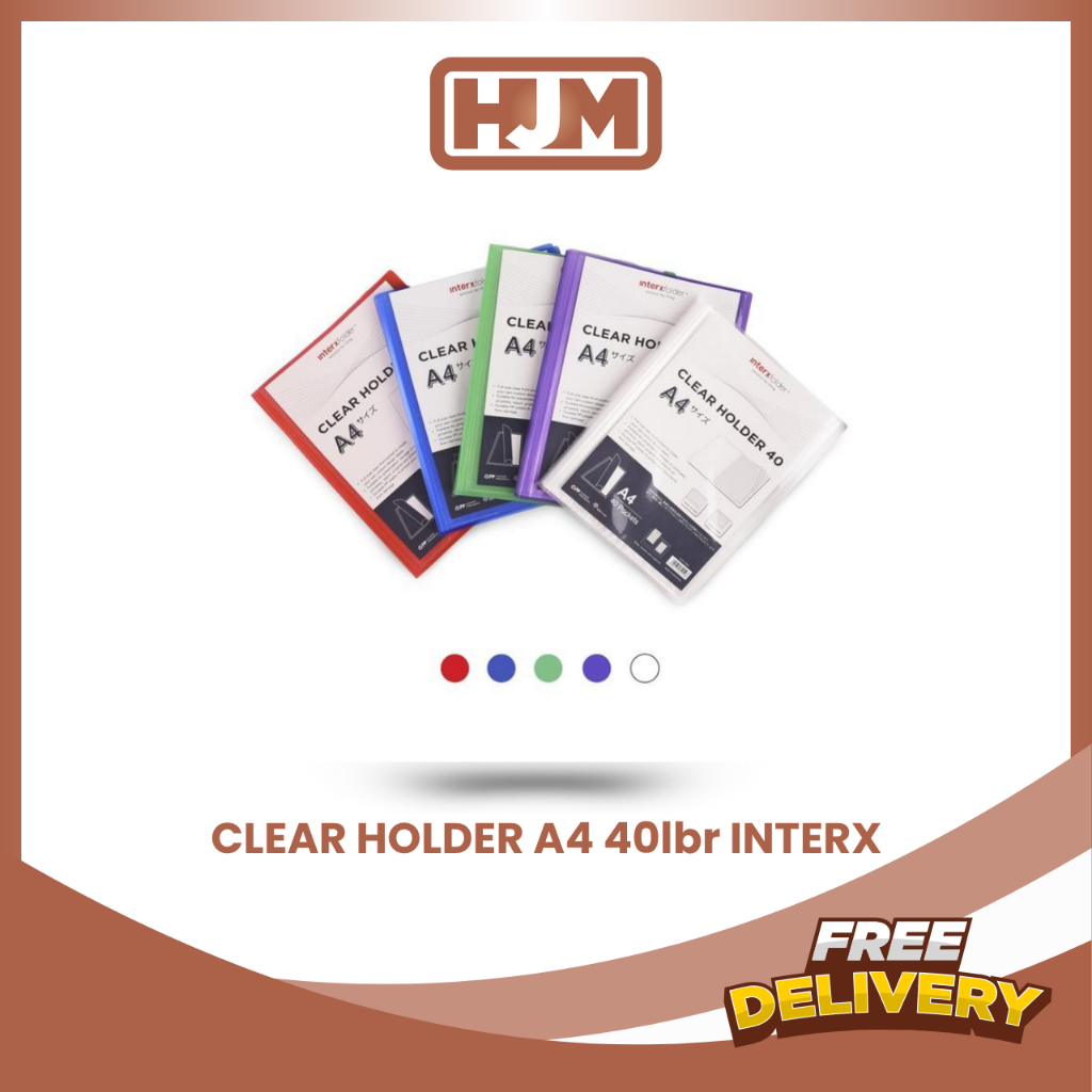 

INTERX CLEAR HOLDER / DISPLAY BOOK FC 40 LEMBAR CHX140A