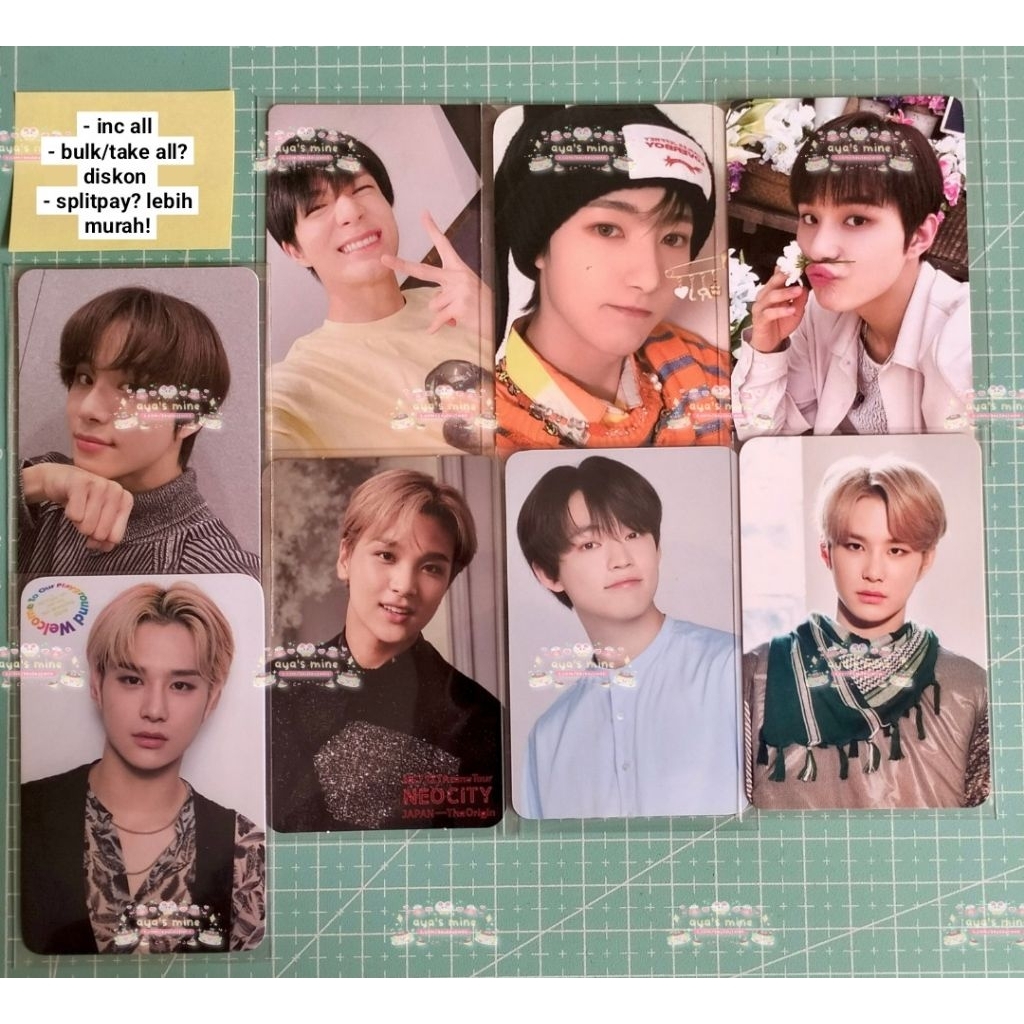 (BUY1GET1) PHOTOCARD OFFICAL NCT JUNGWOO JENO HAECHAN CHENLE RENJUN MD BIRTHDAY PENITI JENO NYENGIR 