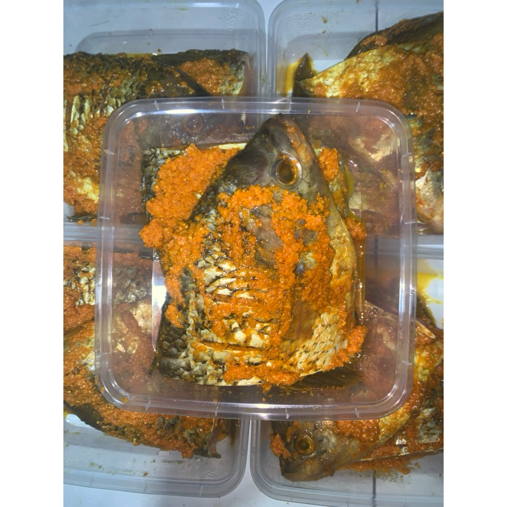 Ikan Gurame Bumbu Kuning 1/2kg / 450gr-500gr Frozen Food Ikan Gurame Marinasi siap masak goreng Mura