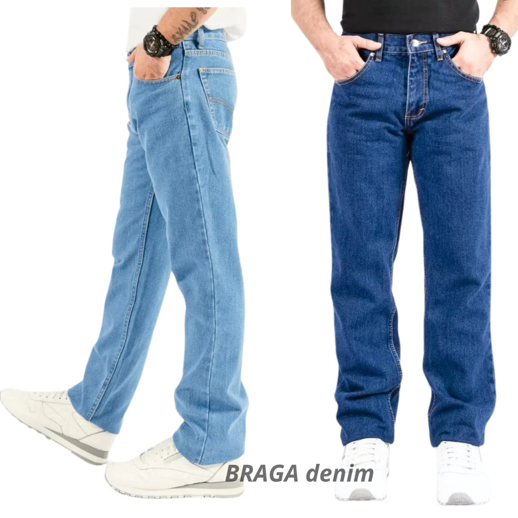termurah Celana panjang jeans pria reguler tidak melar