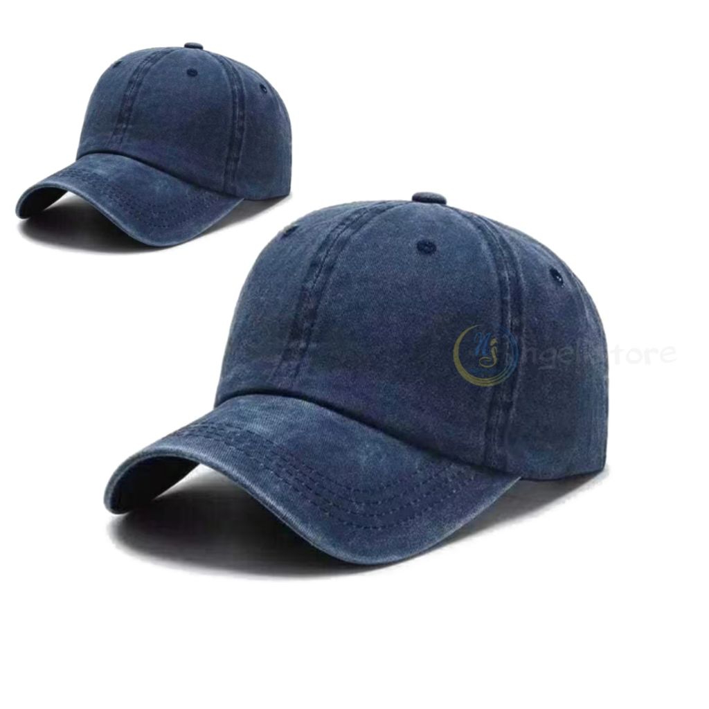 topi baseball topi  polos levis pria wanita