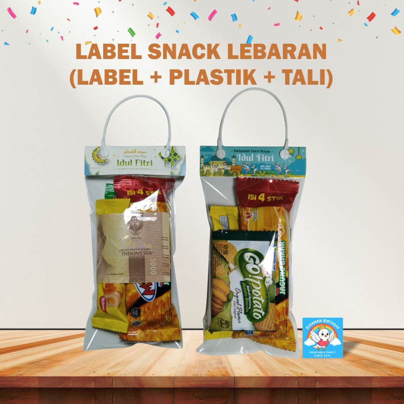 

PLASTIK SNACK IDUL FITRI CUSTOM / ANGPAO IDUL FITRI / PLASTIK LEBARAN / LEBARAN IDUL FITRI