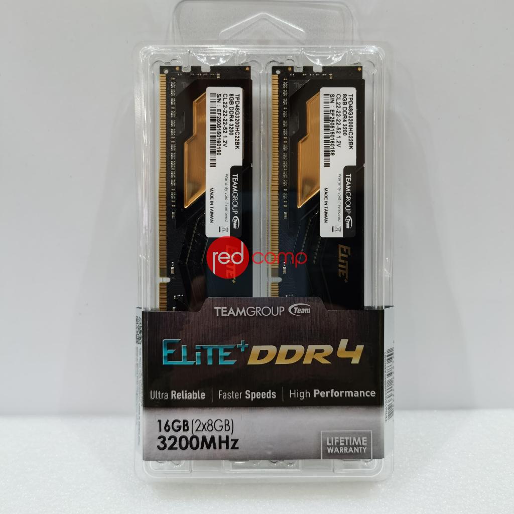 TEAM ELITE PLUS DDR4 16GB (2x8GB) 3200 MHz