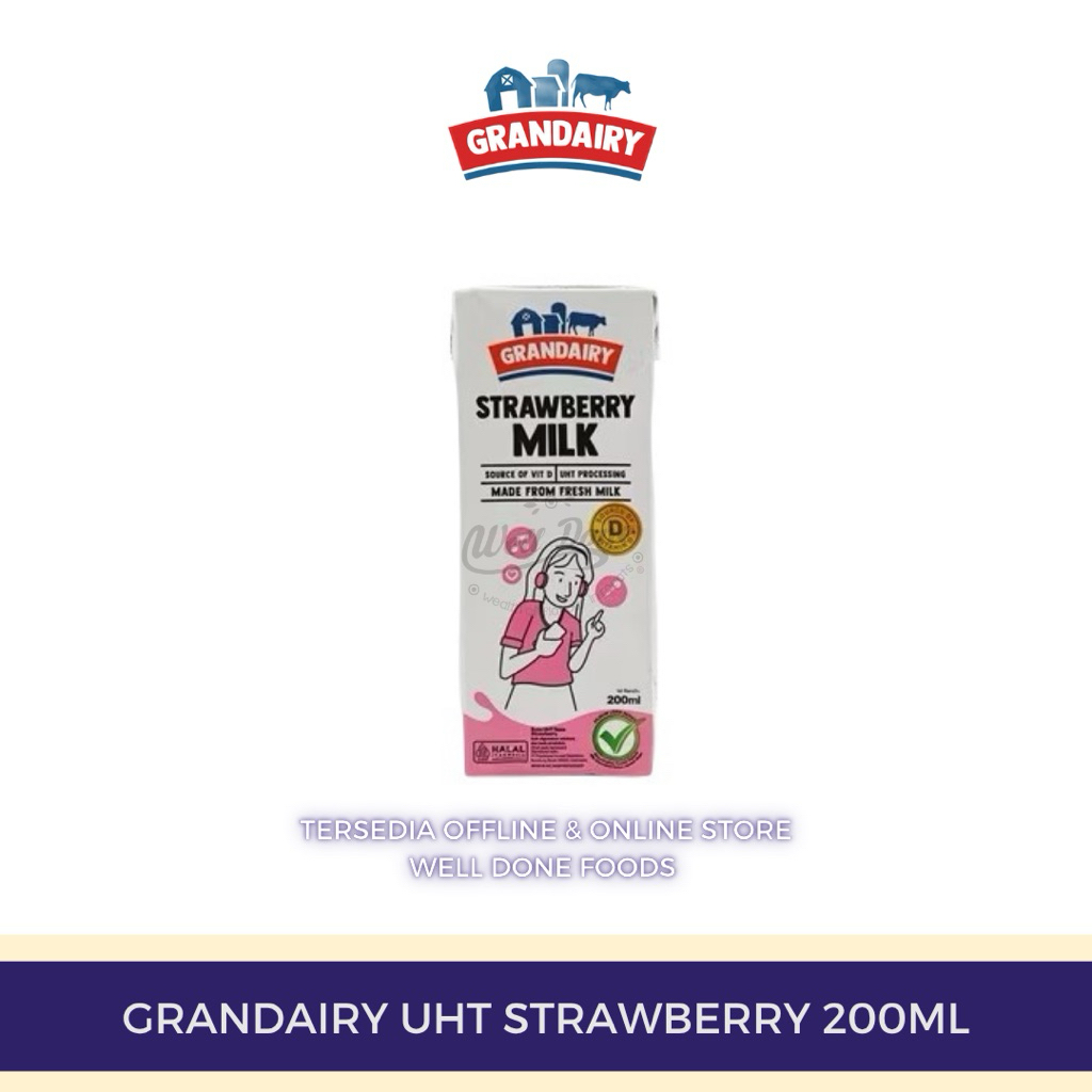 

Grandairy UHT Strawberry 200ml