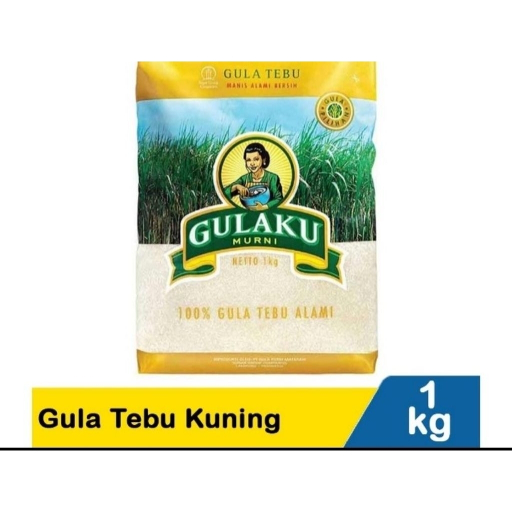 

GULAKU gula tebu kuning 1kg