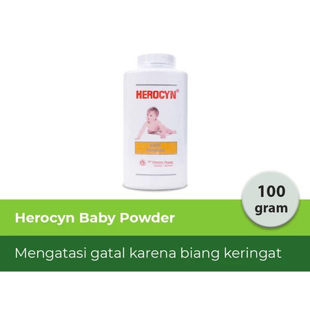 HEROCYN Powder biang keringat - bedak biang keringat bayi 100g /  200g