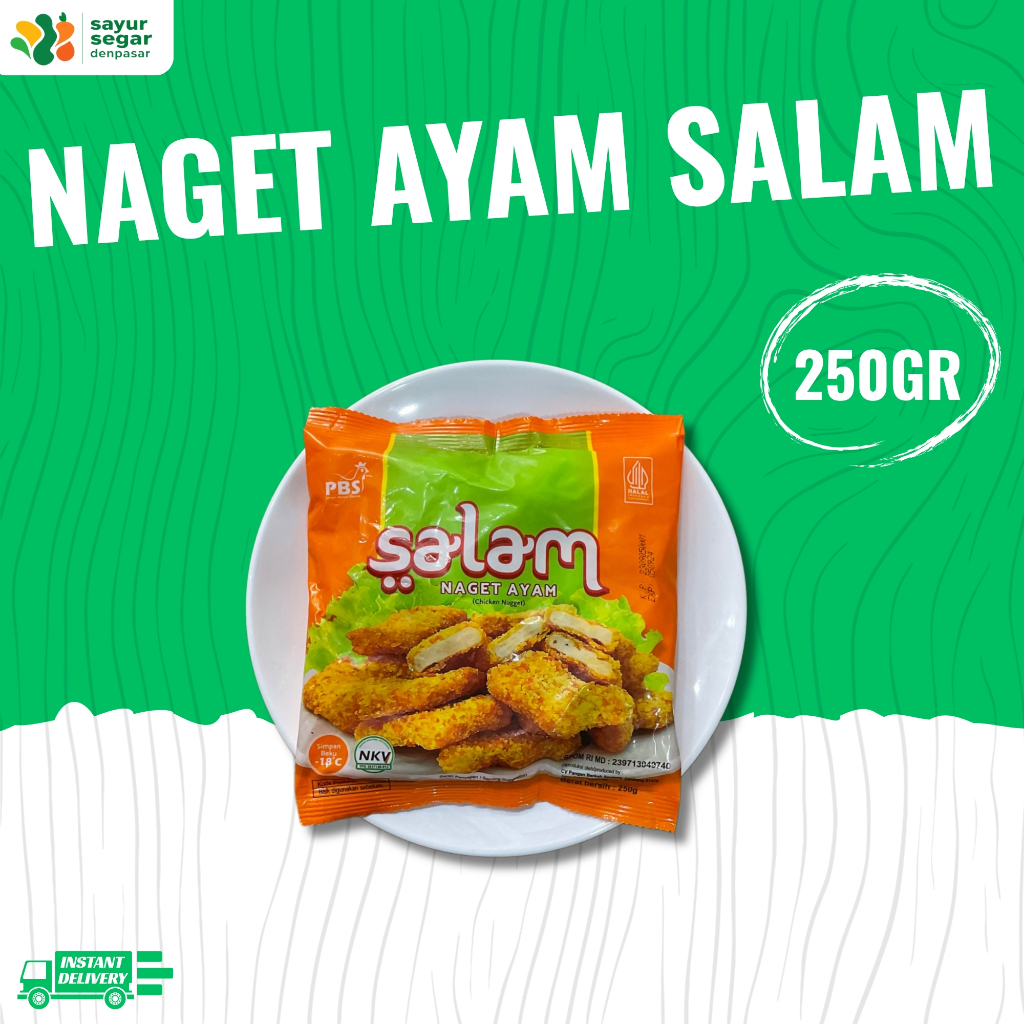 

Naget Ayam Salam 250gr - Sayur Segar Denpasar
