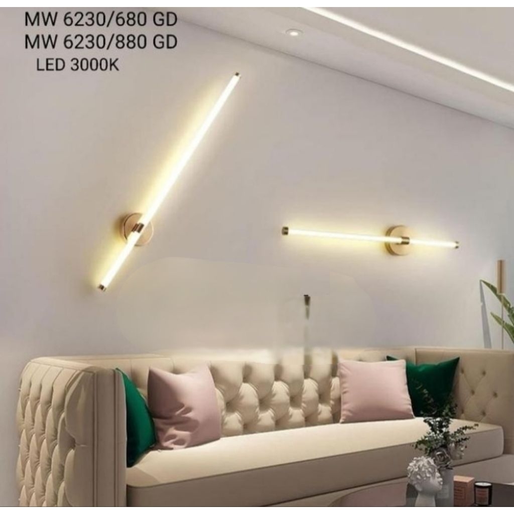new lampu dinding modern minimalis interior hias LED lamp panjang 6230 lamp classic model cocok untu