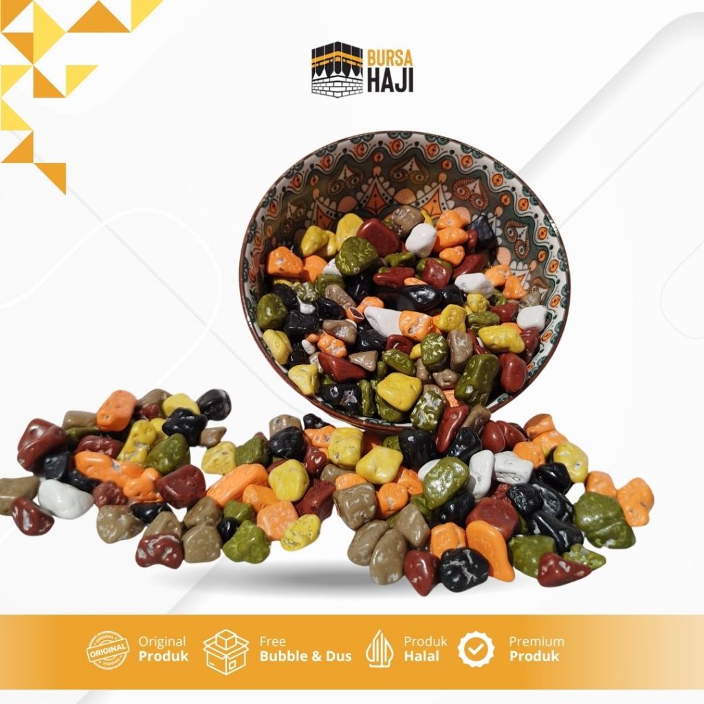 Grilshop7 Original Arabian Food Cokelat Kerikil 100Gr Khas Turki Kualitas Premium - Cokelat Kerikil