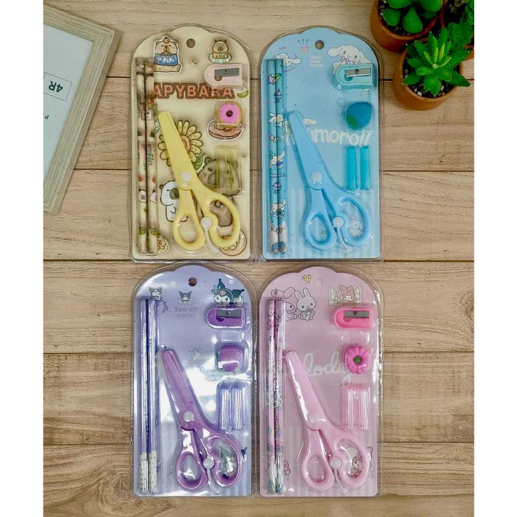 

Paket Stationery Karakter Lucu -Alat Tulis Anak Karakter - 1 Set ATK Motif Sanrio