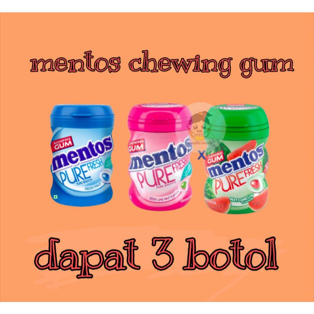 

Mentos chewing gum pure fresh 57g import