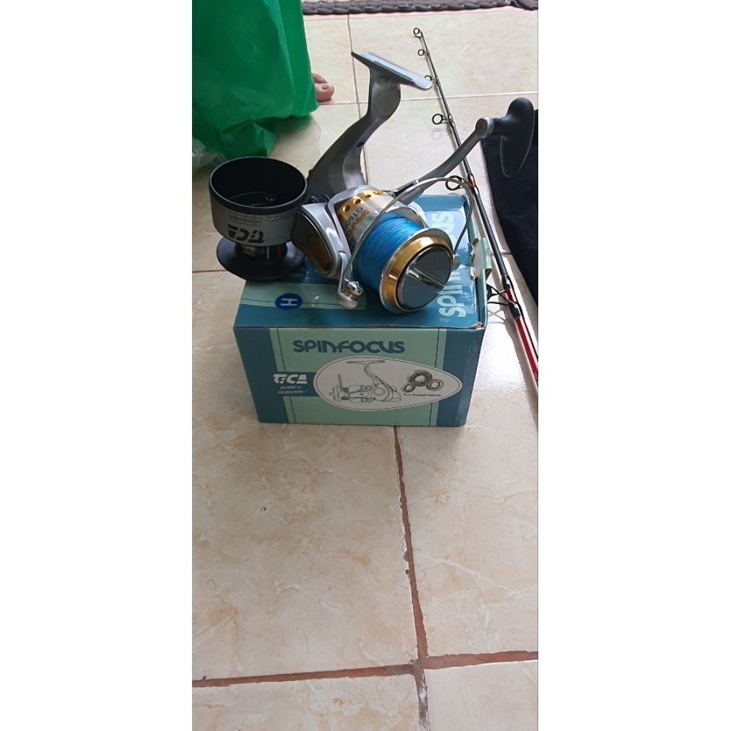 Reel Spinfocus dan Joran jigging pioner
