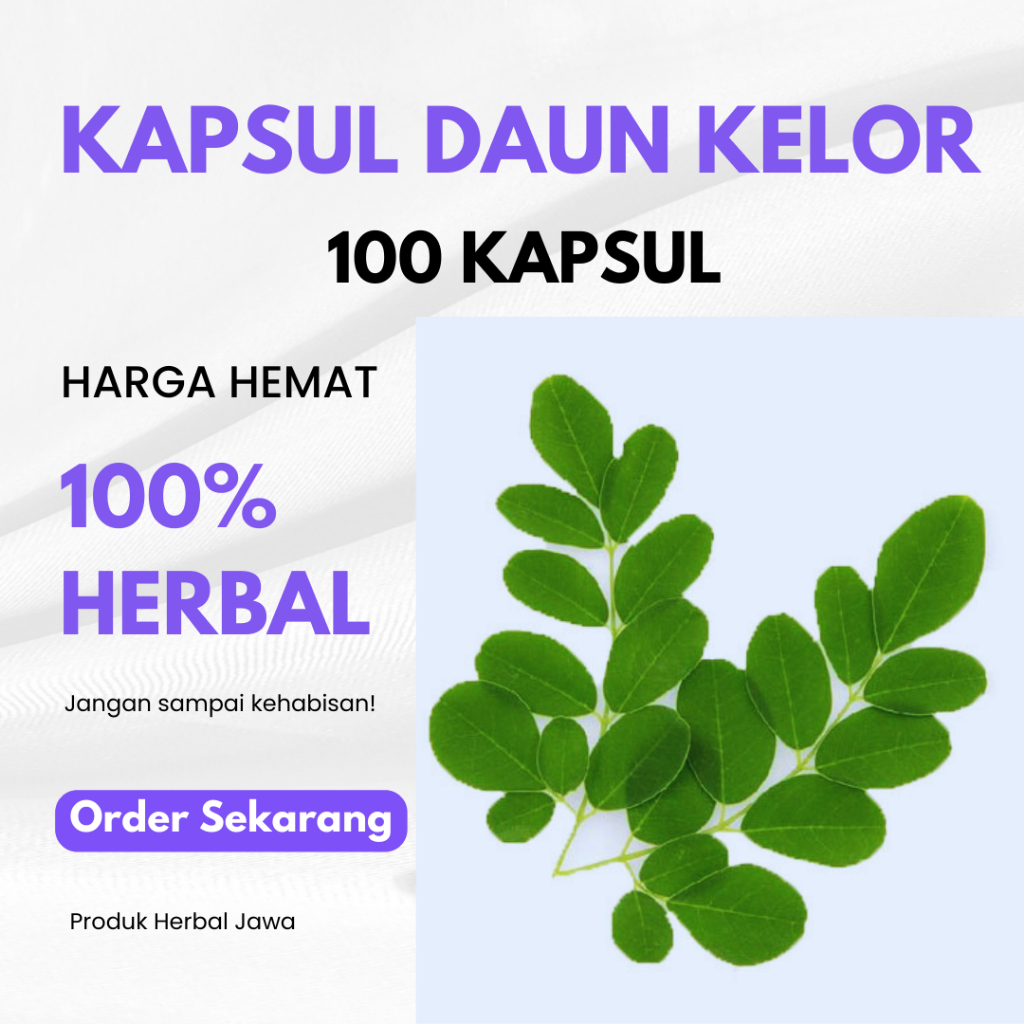 

Kapsul Herbal Daun Kelor – 100 Kapsul Penuh Manfaat untuk Kesehatan