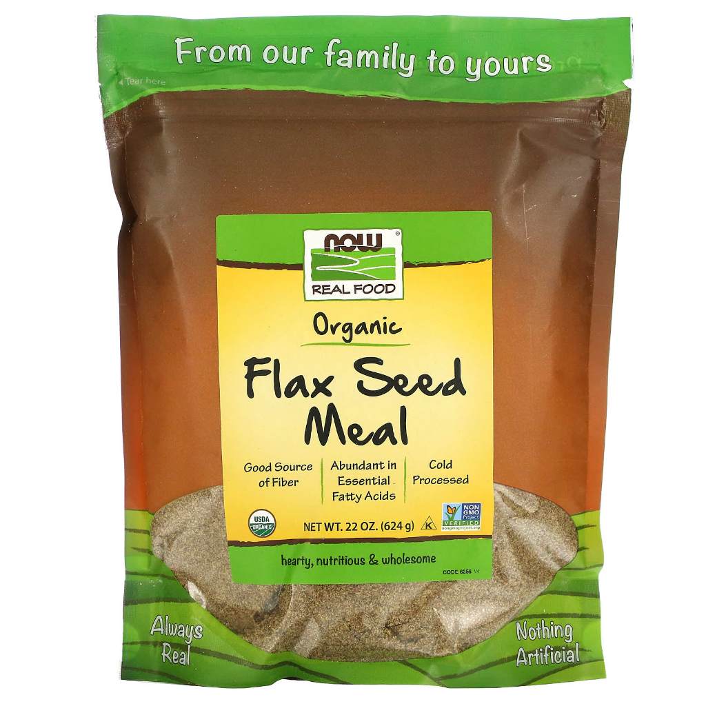 

NOW Foods Organic Flax Seed Meal 340 g 624 g