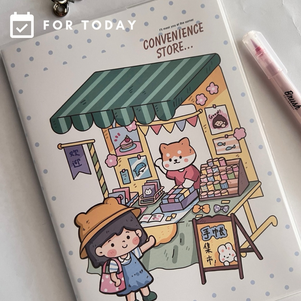 

Buku Notebook Kartun Lucu / Diary / Agenda Suze A5 + Sampul