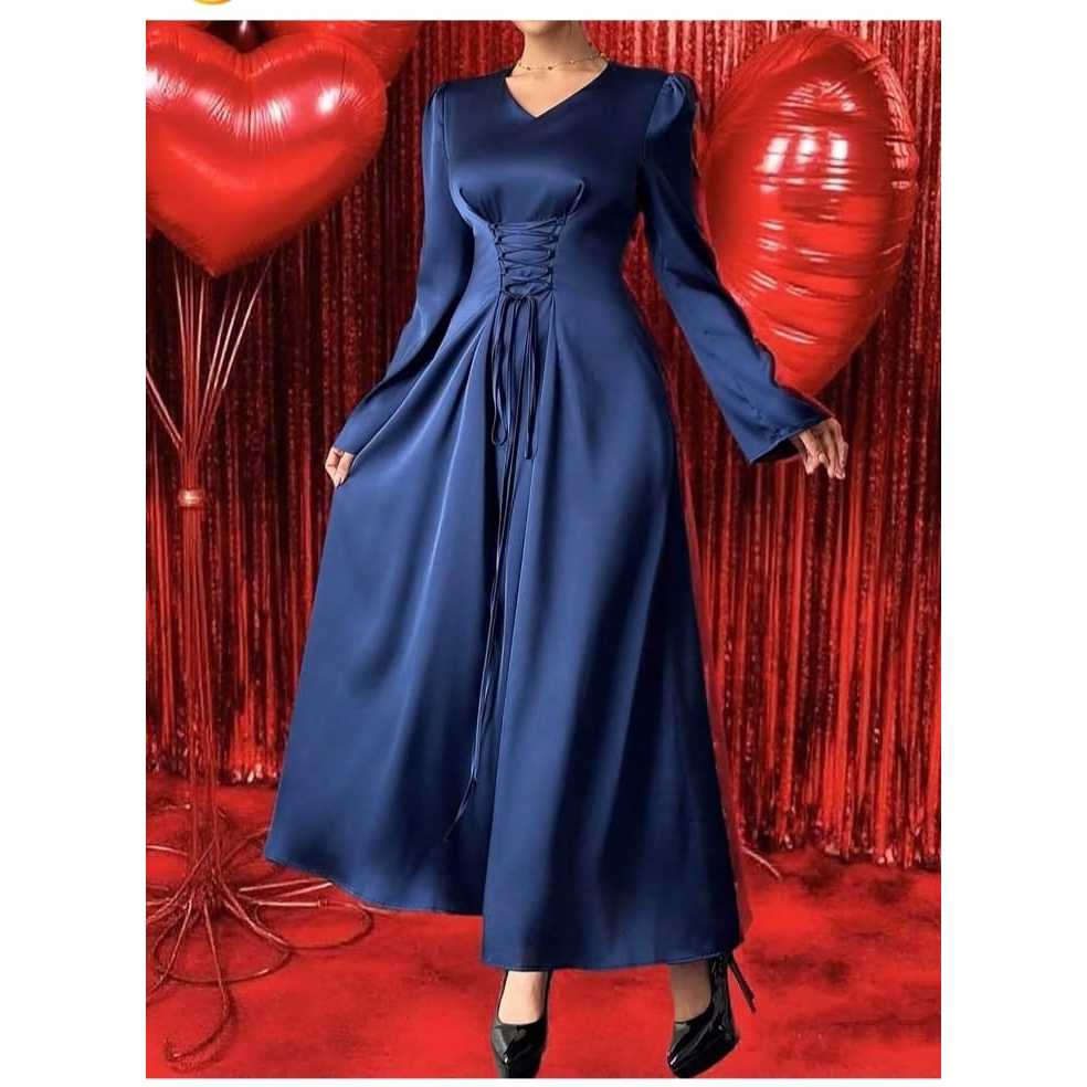 Arsita Dress vintage jumbo satin silk