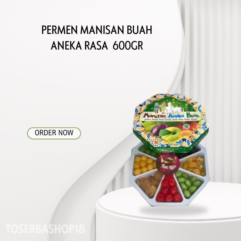 

Manisan Buah / Manisan Buah Kotak Lebaran Aneka Rasa / 600gr