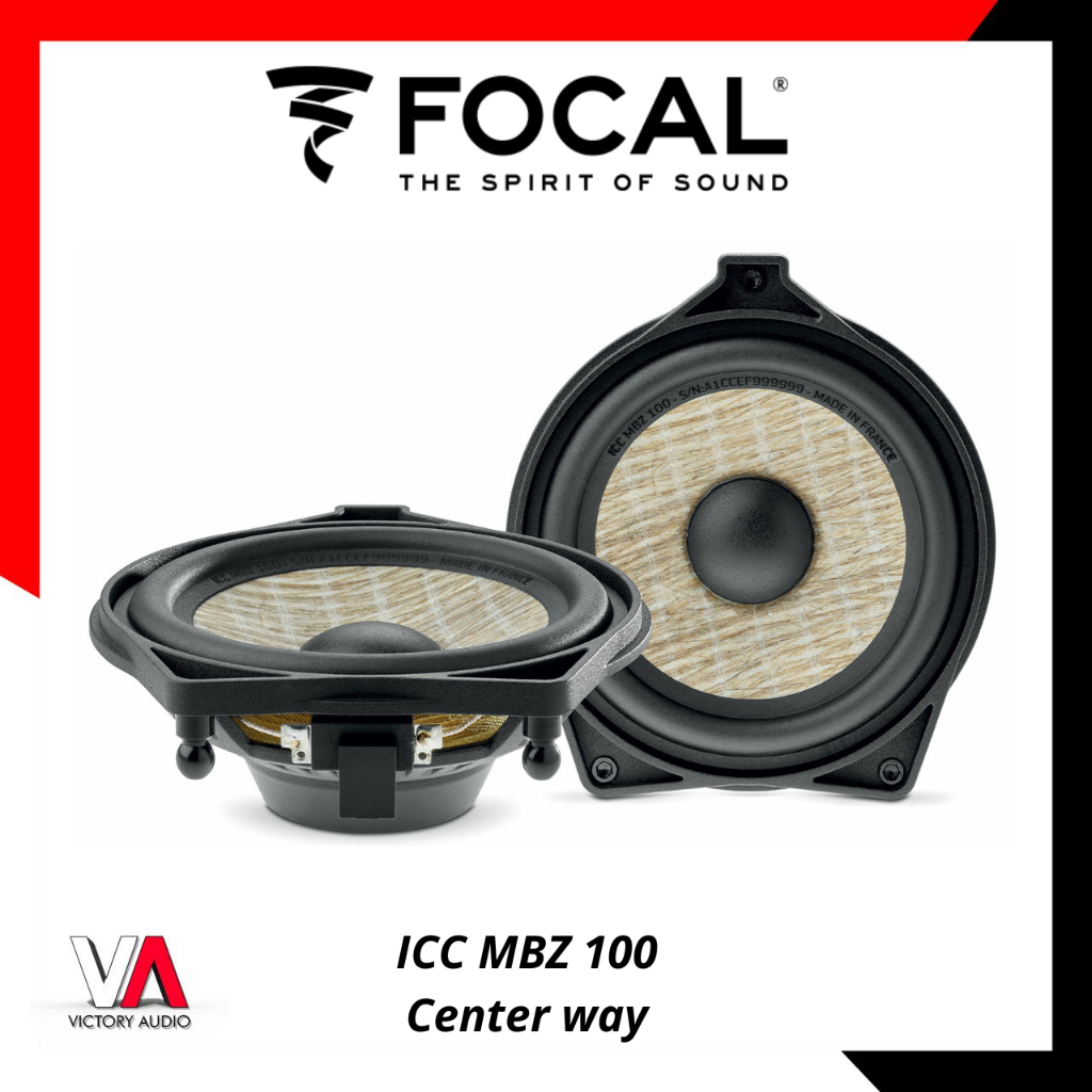Focal ICC MBZ 100 Speaker Tengah (Center Channel) Khusus Sistem Audio Mobil Mercedes-Benz Diameter 4