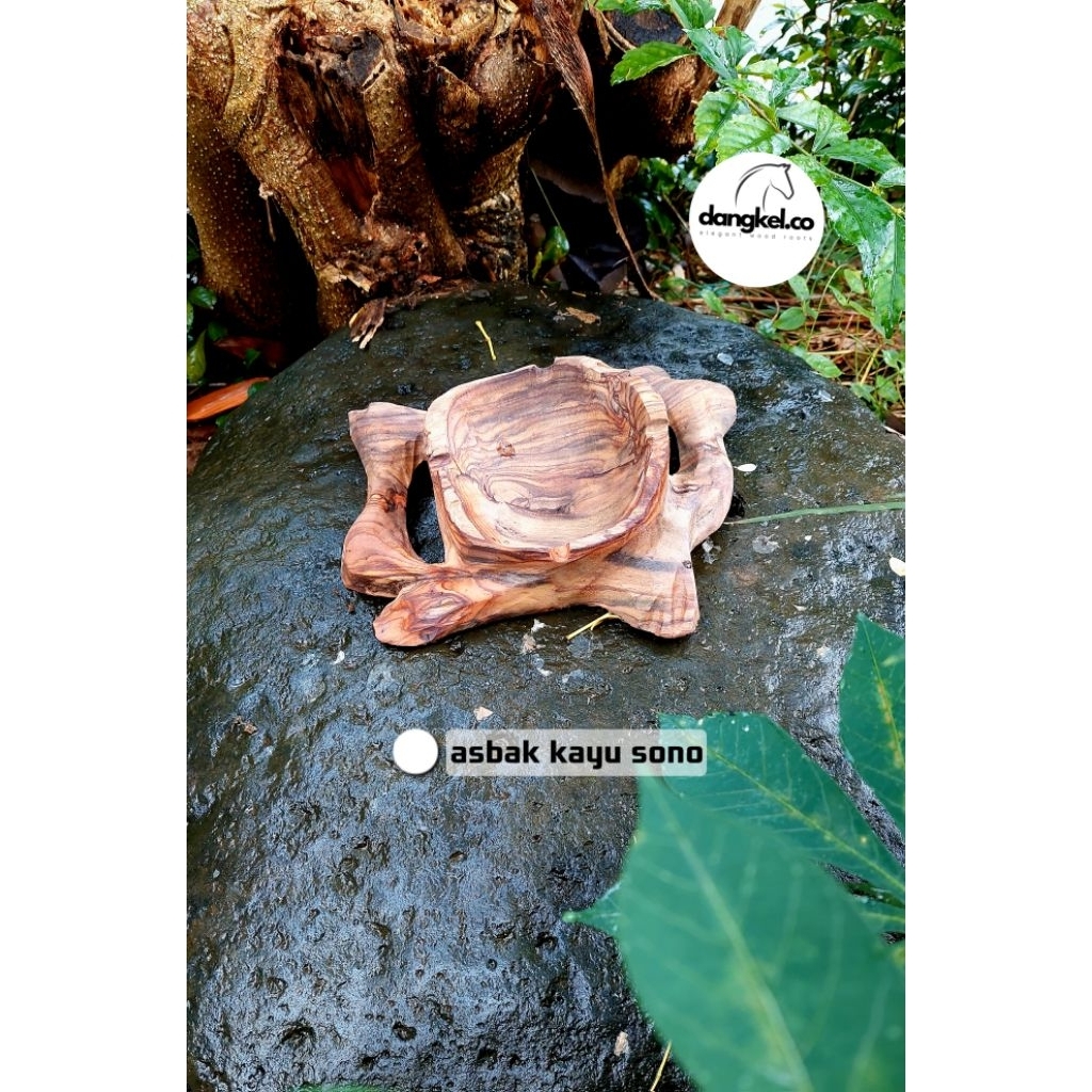 asbak antik kayu sonokeling