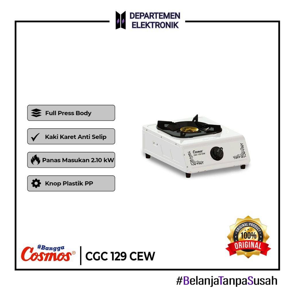 COSMOS KOMPOR GAS 1 TUNGKU 129 CEW