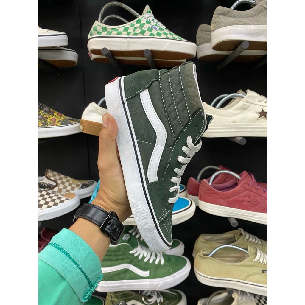 SK8 HIGH HIJAU TUA 42