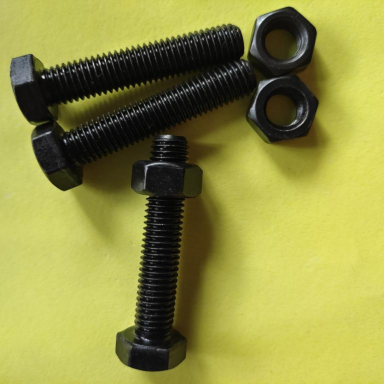 BAUT BAJA HTB 8.8 M20 X 60 FULL DRAT / BAUT BAJA M20 X 60 HITAM / BAUT 30 KUNCI 30 / BAUD FULL DRAT 