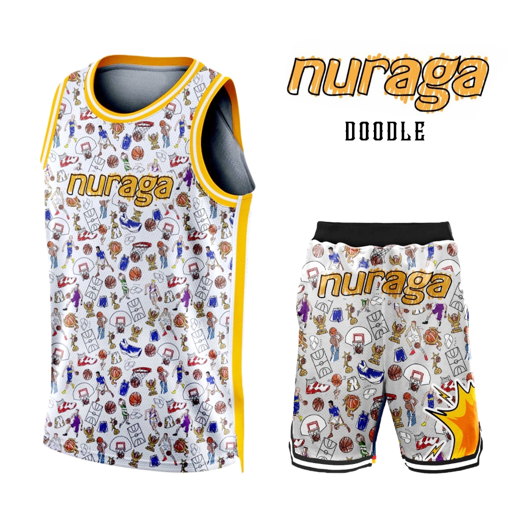 JERSEY BASKET SETELAN (MODEL DOODLE)