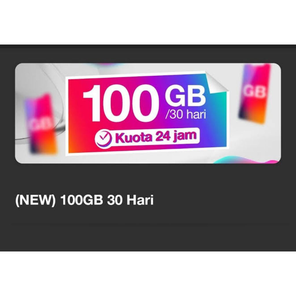 PAKET DATA 3 / TRI (30 HARI FULL 24 JAM)