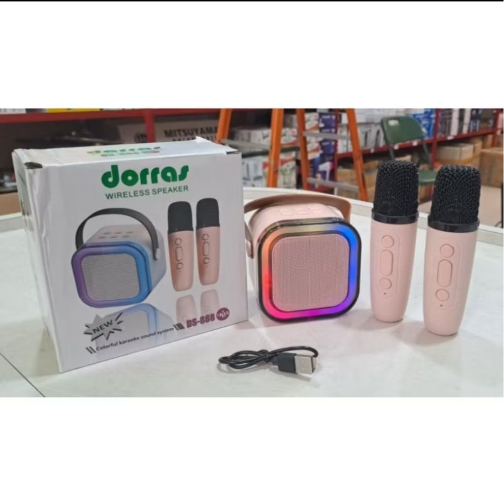 speaker bluetooth portabel dorras k15 mic 2
