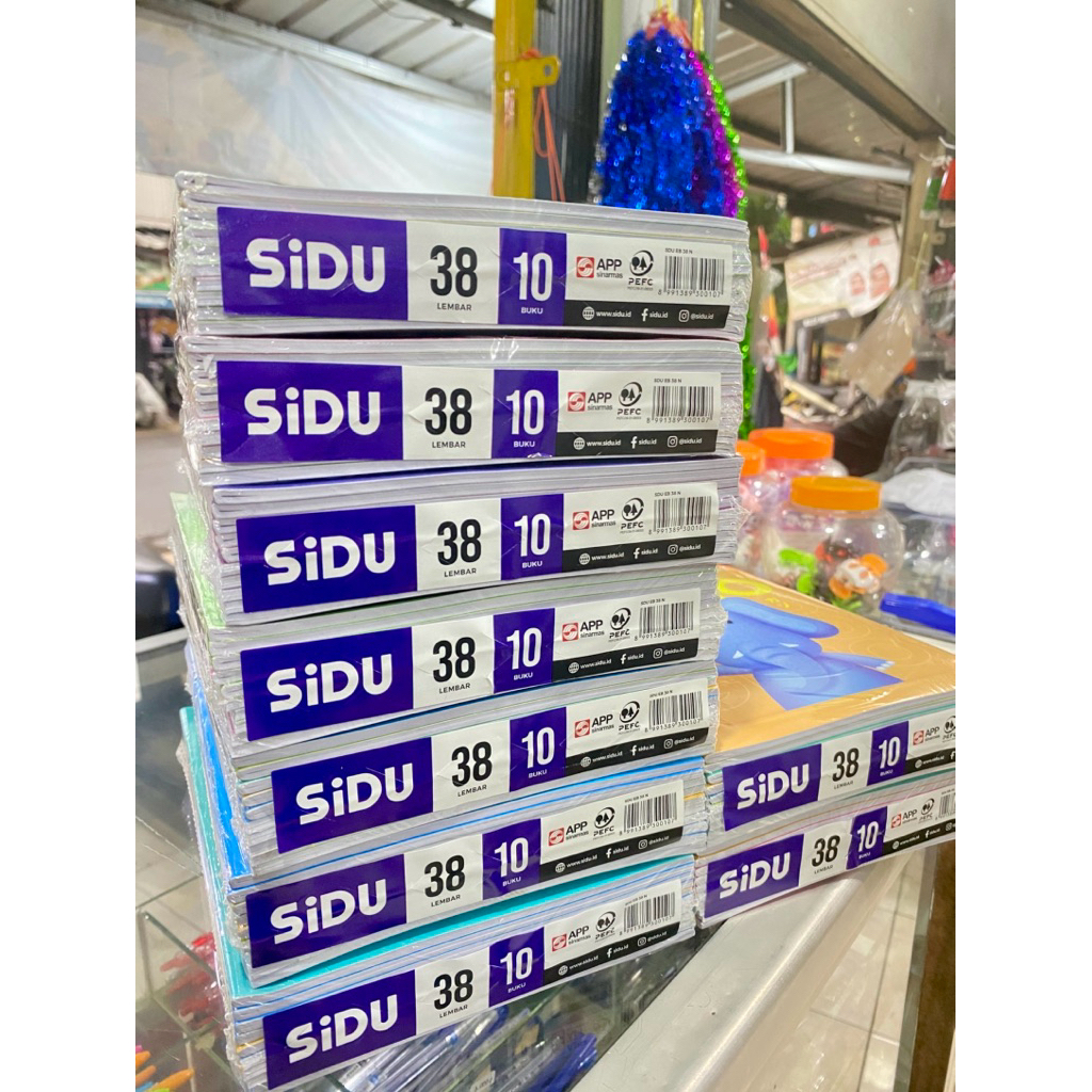

Buku Tulis SIDU 38 Lembar (isi 10 buku/1Pack)
