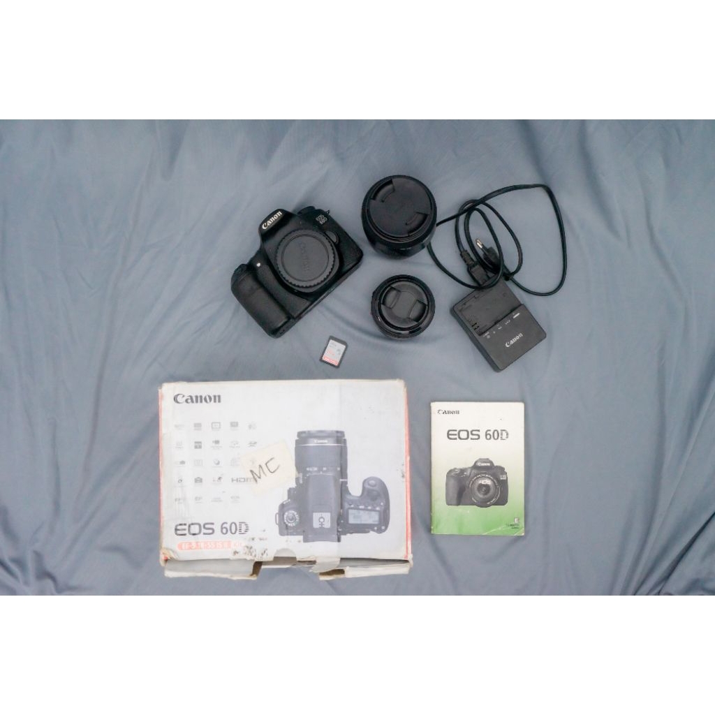 CANON 60D Lensa Sigma & yongnuo Bekas
