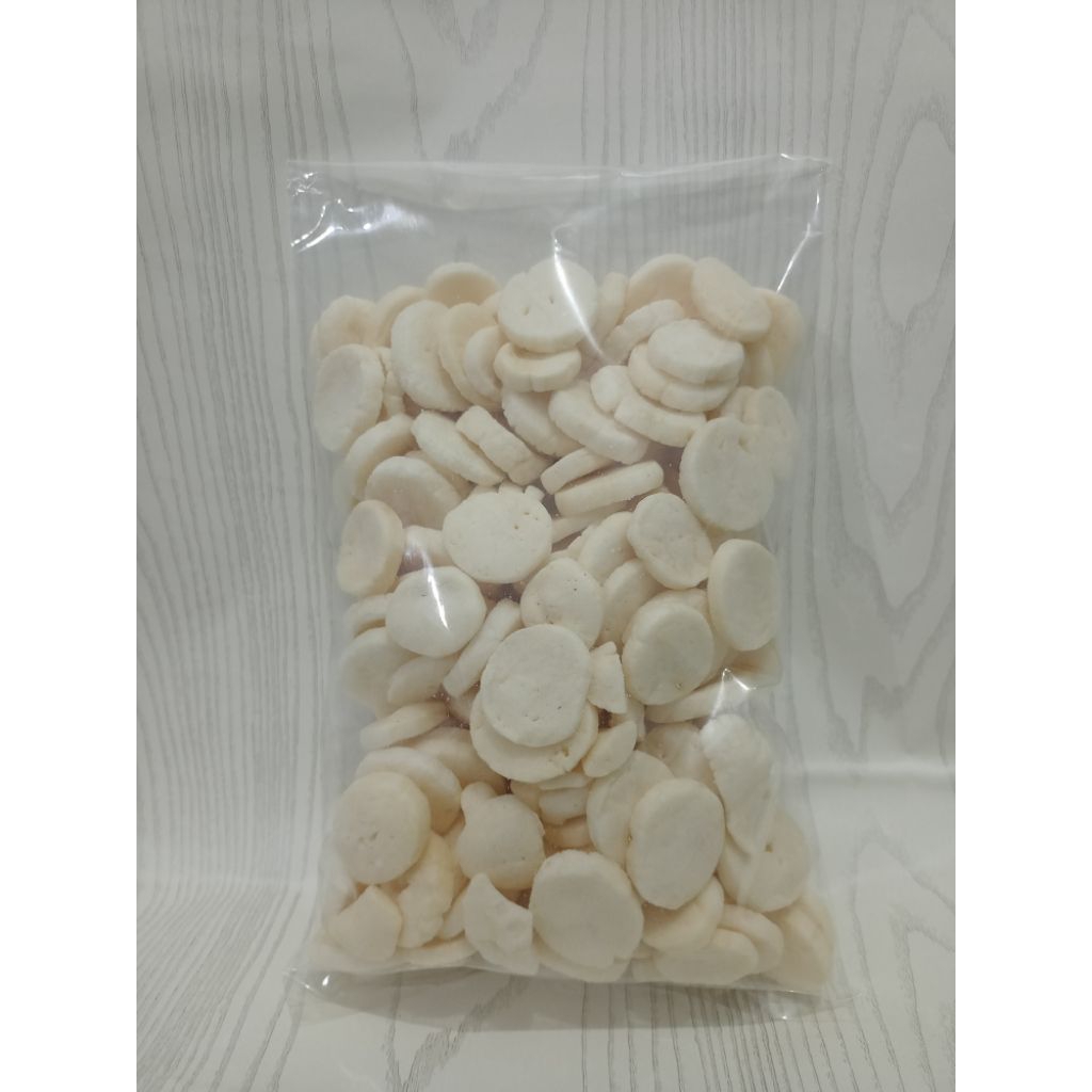 

kancing kecil kerupuk kemplang ikan tenggiri khas palembang